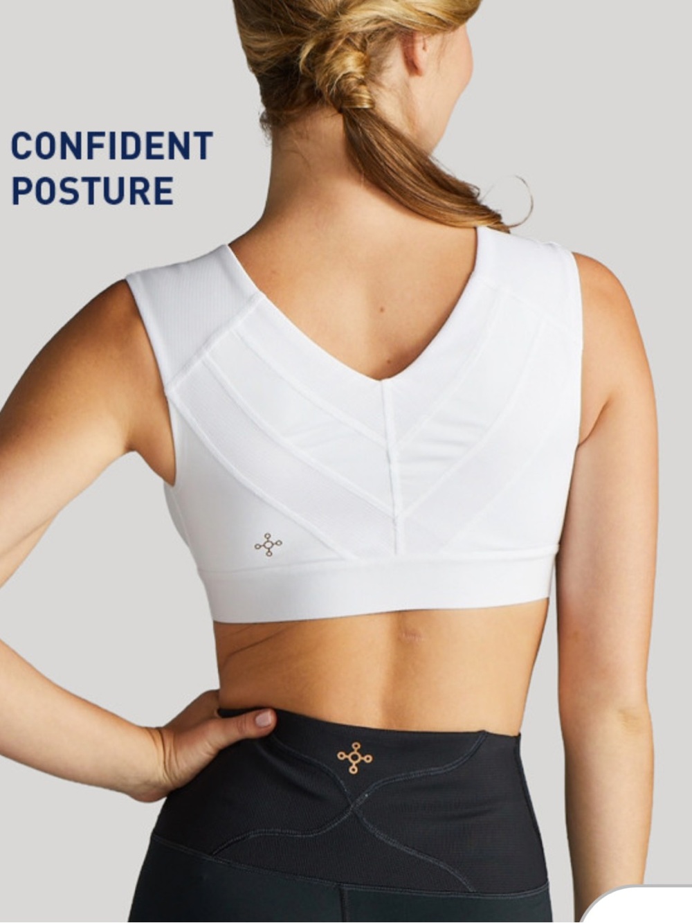 Tommie Copper Zip Up Shoulder Support Bra - Picture 2 of 4